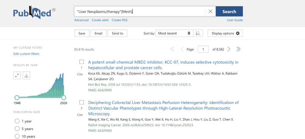 شرح عملي لاستخدام المصطلحات الفرعية (Subheadings) في نظام MeSH لتحسين نتائج البحث داخل ببمد (PubMed). 