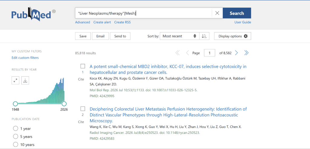 شرح عملي لاستخدام المصطلحات الفرعية (Subheadings) في نظام MeSH لتحسين نتائج البحث داخل ببمد (PubMed). 