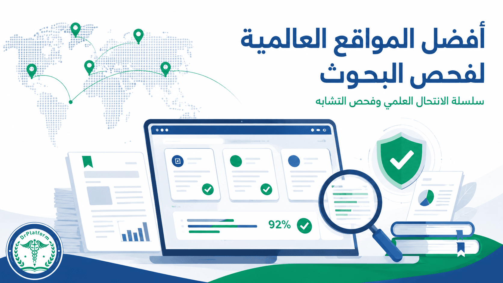 أفضل المواقع العالمية لفحص التشابه والانتحال في البحوث العلمية
