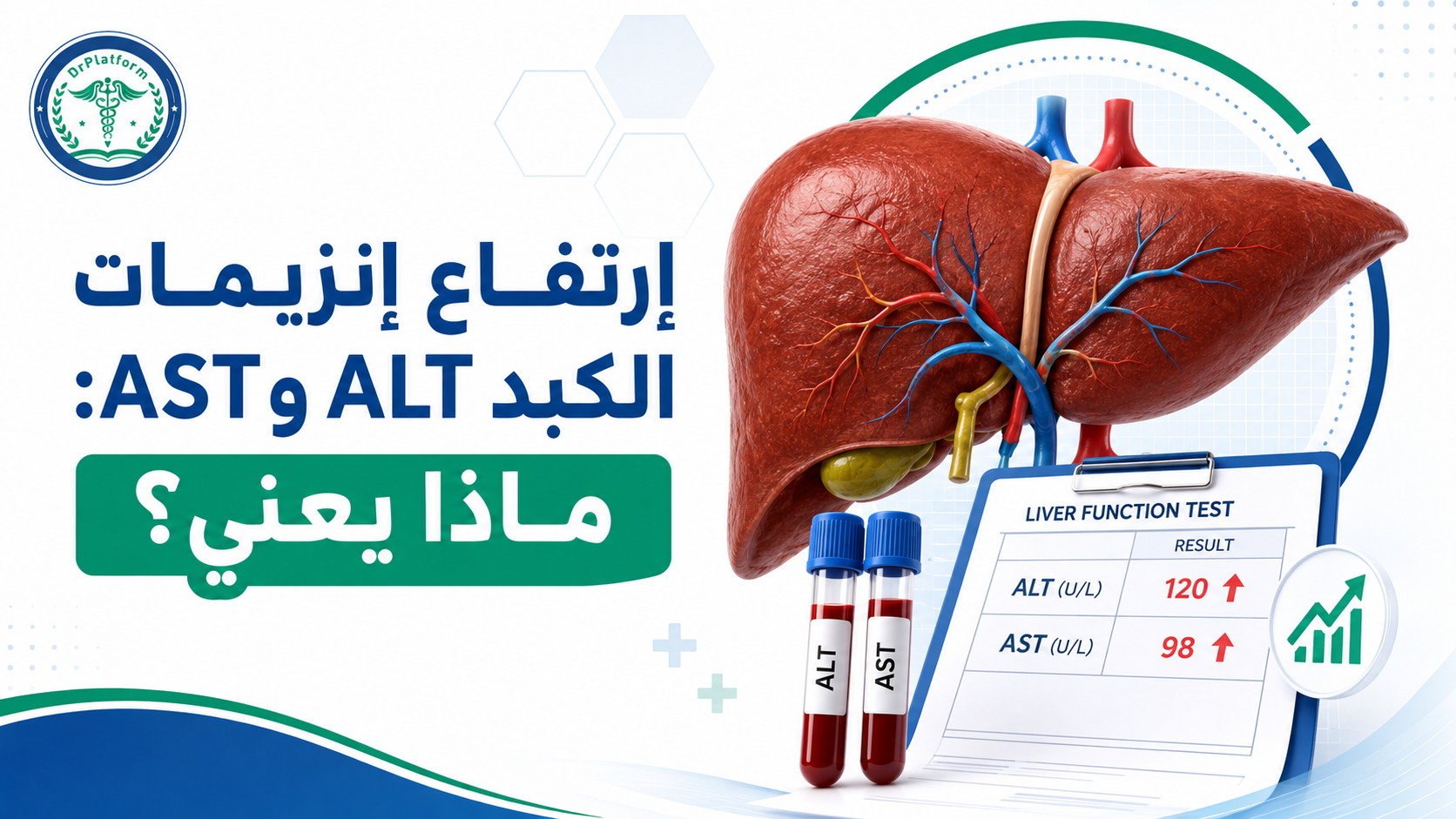 ارتفاع إنزيمات الكبد ALT وAST وأسباب ارتفاعها