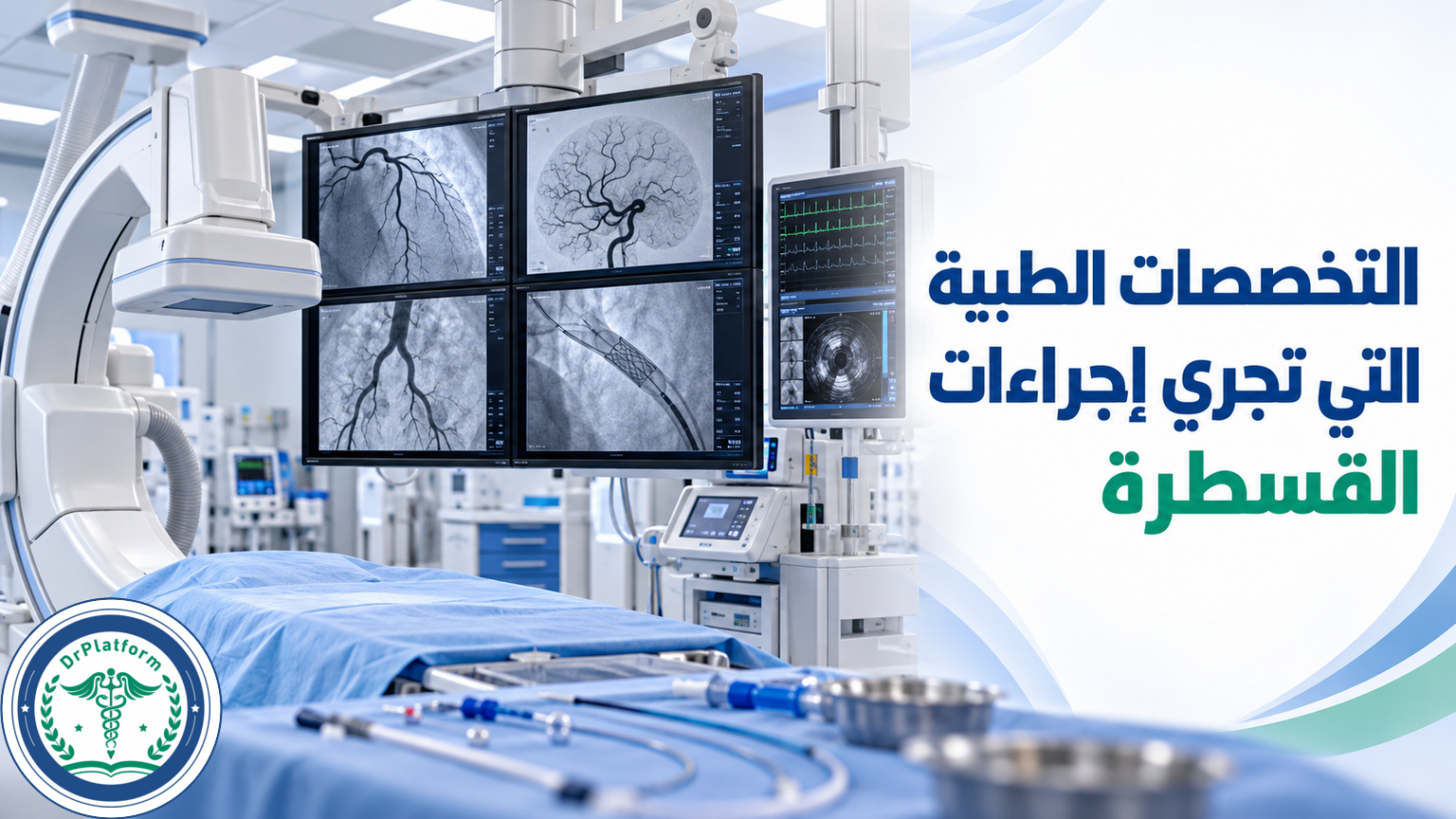 التخصصات الطبية التي تجري إجراءات القسطرة داخل غرفة قسطرة حديثة